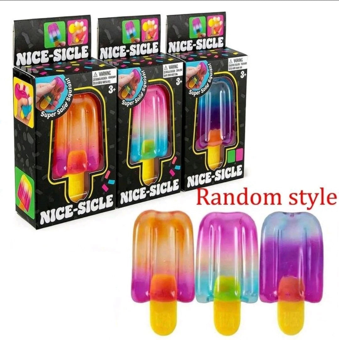 Squishy Toy - Popsicle (Glitter Gel)