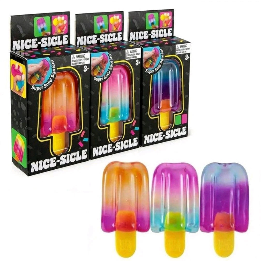 Squishy Toy - Popsicle (Glitter Gel)