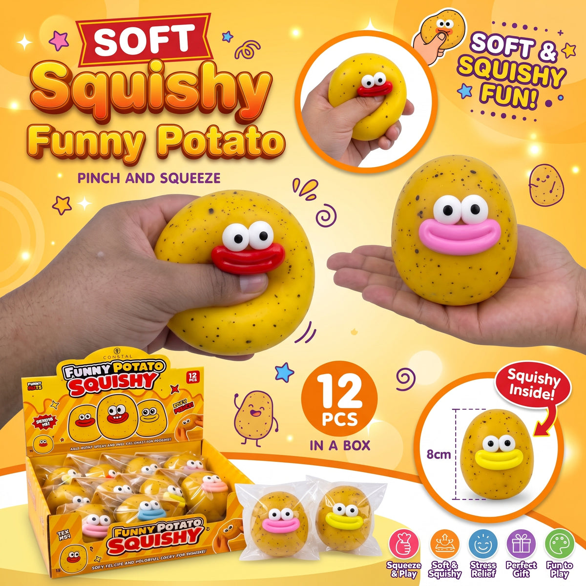 Squishy Toy - Soft Potato (8 cm)