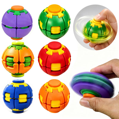 Pressing Fingertip Gyro Spinner / Press Spin Toy (Mixed Colors)