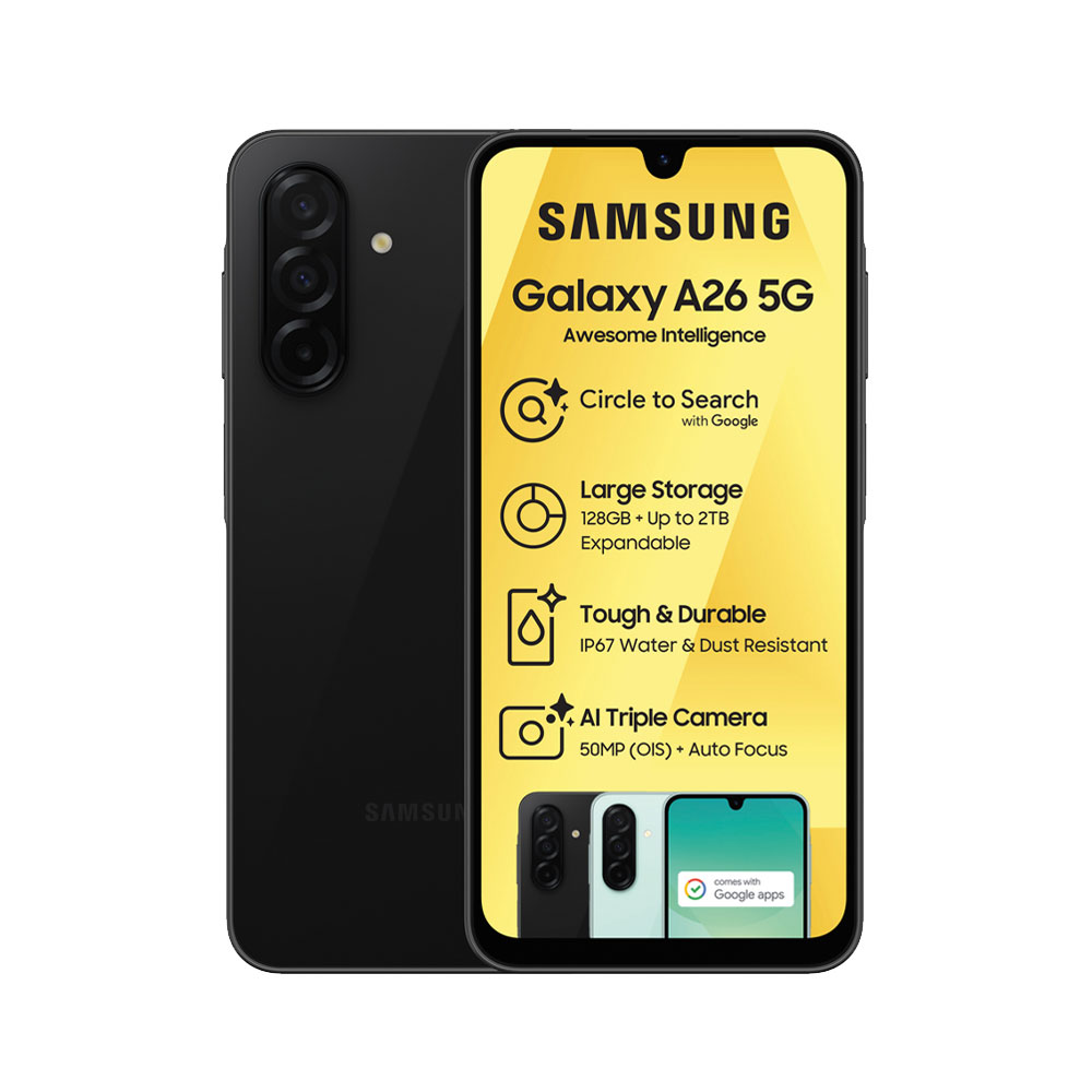 A26 Display Samsung Galaxy A26 5G – 6.6″ Display, 50MP, Dual SIM, Unlocked (SM-A26 ...