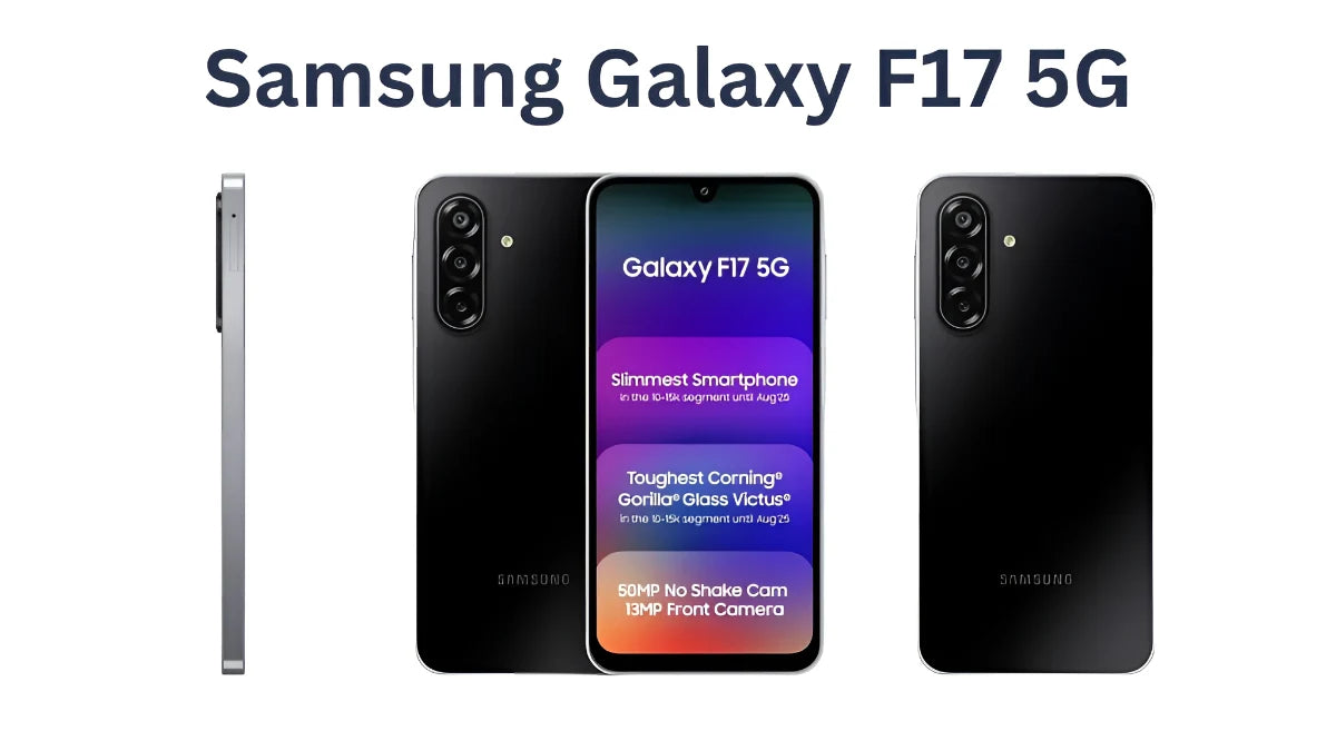 Samsung Galaxy F17 5G – 6.7″ Display, 50MP, Dual SIM, Unlocked (SM-F176B/L-DS) - (NEW)