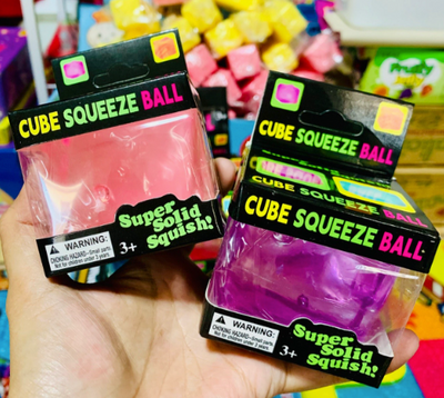 Squishy Toy - Solid Cube Maltose