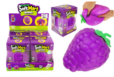 Squishy Toy - Jumbo Soft Grape (15cm)
