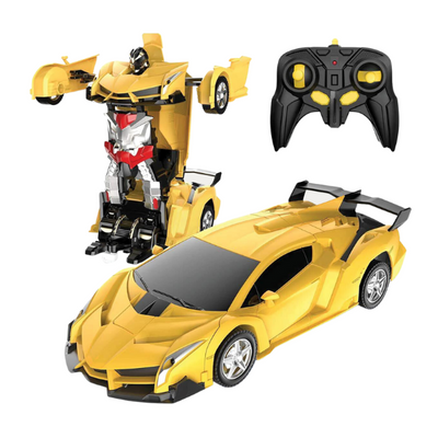 Silver Shadow Transformer Car & Robot (Yellow/ Red Box)