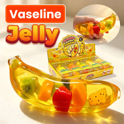 Squishy Toy - Vaseline Jelly Transparent Banana