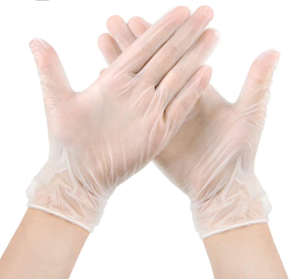 Vinyl - Clear Powder Free Disposable Gloves (100 in a pack)