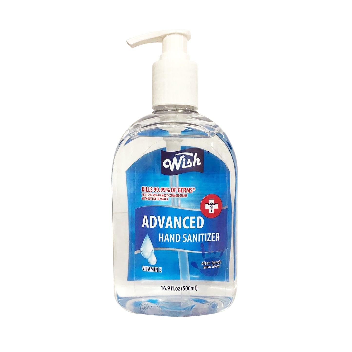 Wish Pump Hand Sanitizer (16.9 oz./ 500 ml) (24pcs/Case) (Unit Price- $1)