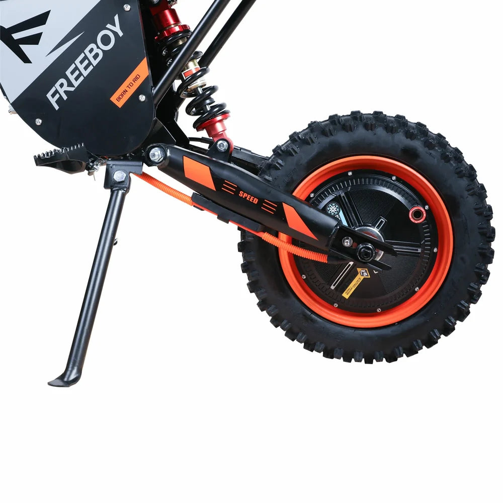 FREEBOY Y66 Electric Dirt Bike – 3000W Motor, 48V 30Ah Battery, 31-Mile Range, 12" Off-Road Tires