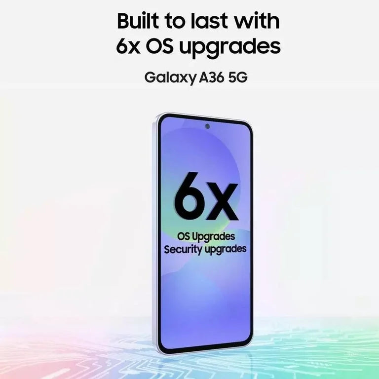 Samsung Galaxy A36 5G – 6.7″ AMOLED Display, 50MP Camera, 5000mAh Battery, Dual Sim, Unlocked (SM-A366E/DS)