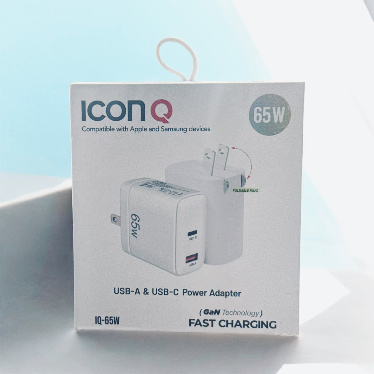 ICON Q (65W Super Fast Charging Adapter (USB + Type - C)