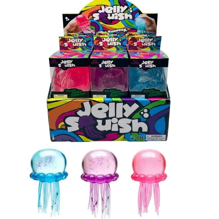 Squishy Toy - Jelly Fish (Slow-Rise with Glitter Gel)