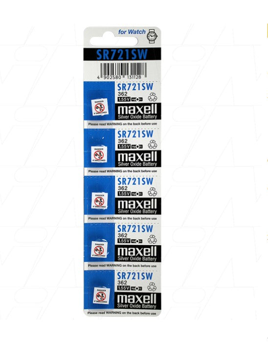 Maxell Lithium Battery SR-721SW (362)