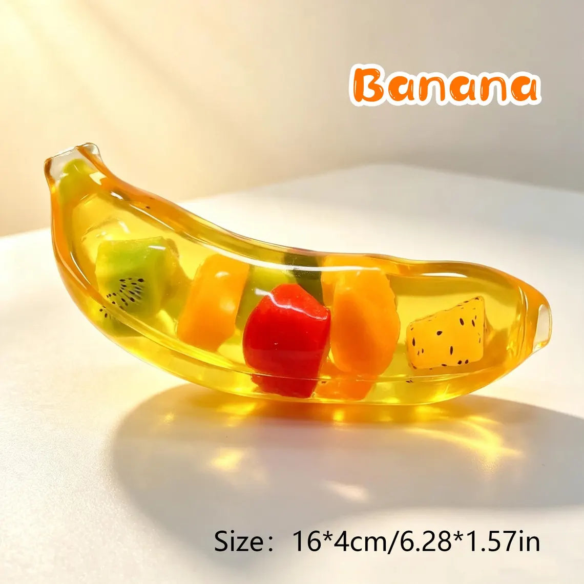 Squishy Toy - Vaseline Jelly Transparent Banana