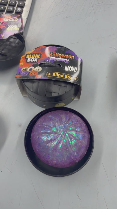 Squishy Toy - Halloween Shiny Glitter Dumpling w/ Jelly Beans Inside