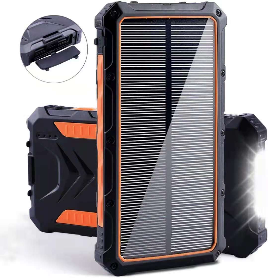 Power Bank - Solar Wireless Charging W/LED Light (20000mah) Cowboy World Corp. Power Bank - Solar Wireless Charging W/LED Light (20000mah) Cowboy World Corp.