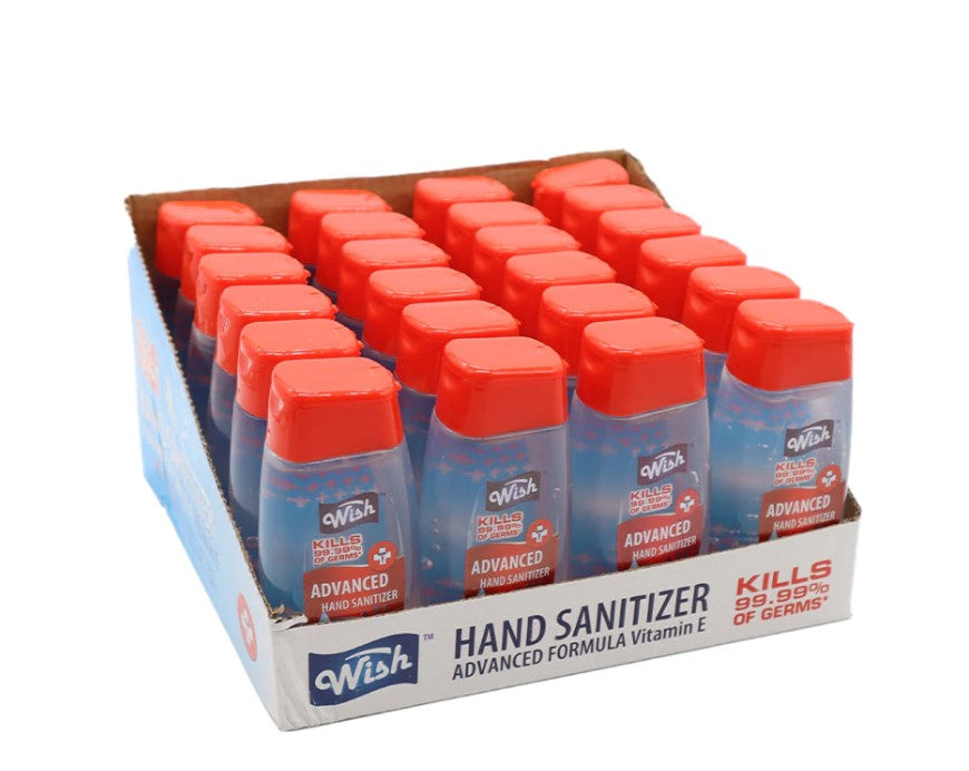 Wish Hand Sanitizer (2.5oz/ 75ml) (144 Cases = 13824 ct. per Pallet) (Unit Price- $0.25)