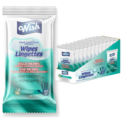 Wish Hand Sanitizing Wipes Bag 40 ct. - Fresh
