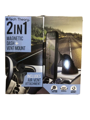 Tech Theory- Universal Phone Dash + Vent Mount (2 In 1)