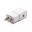 T STYLE WALL ADAPTER- 1 PORT/ 2 PORT (WHITE)