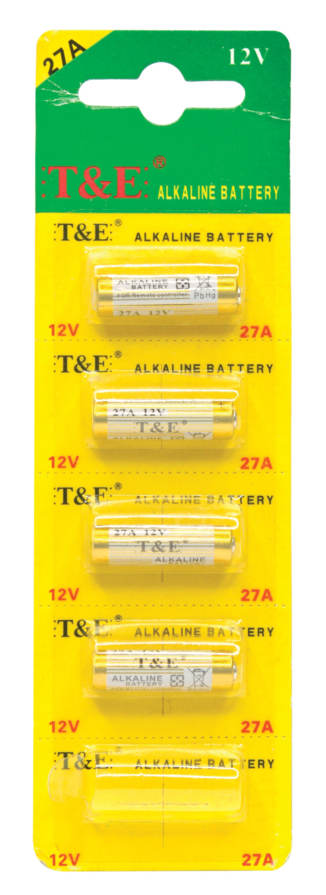 T&E Alkaline Battery(12V /27A)
