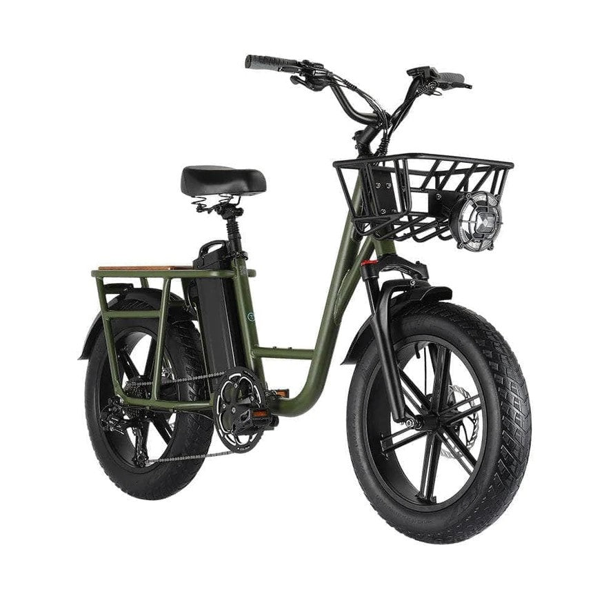 moke electric bicycle Fiido T1 Pro Utility Electric Bike, 93 Miles Long Range, 960Wh Battery, 750W Motor, 440lbs Payload, Hydraulic Brakes, 20*4.0 Fat Tire Cargo E-Bike