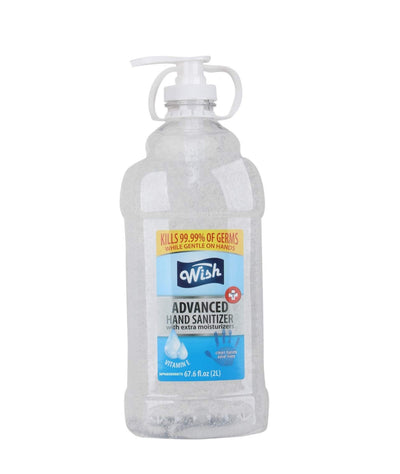 Wish Hand Sanitizer (67.7 oz. / 2L) ( 6pcs/ case) (Unit Price- $2.50)