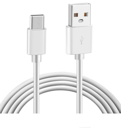 USB to Type-C Cable -3ft & 6ft (White Box) (Generic Quality)