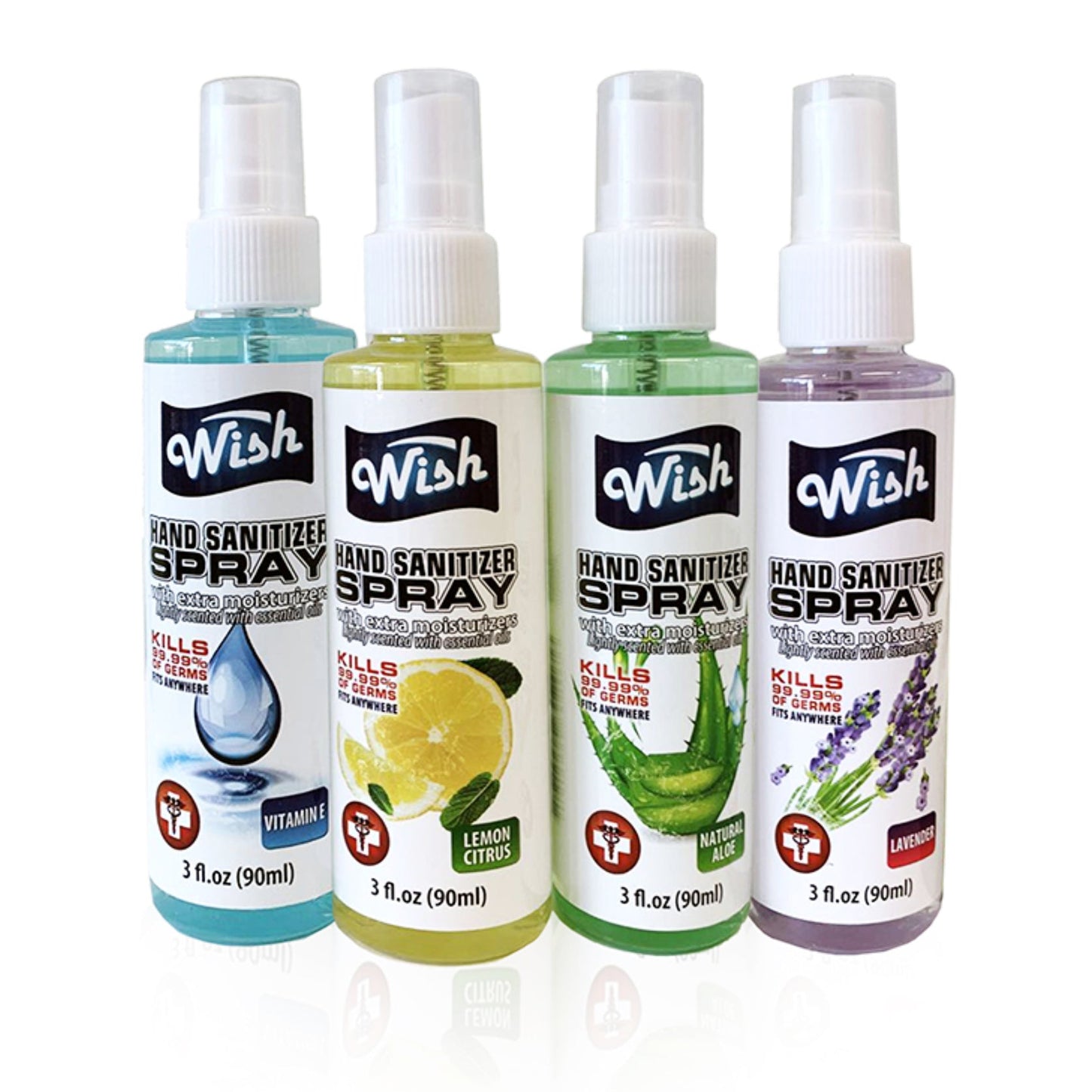 Wish Hand Sanitizer (3 oz./ 90ml) (96 Cases = 4608 ct. per Pallet) (Unit Price- $0.75)