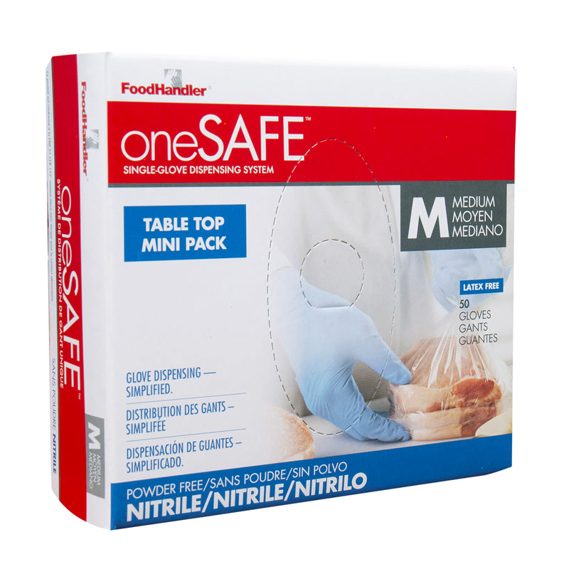 One Safe - Clear Vinyl Disposable Gloves (40 in a pack) (Small)