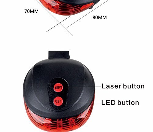 Bicycle Laser Tail Light (ZF084)