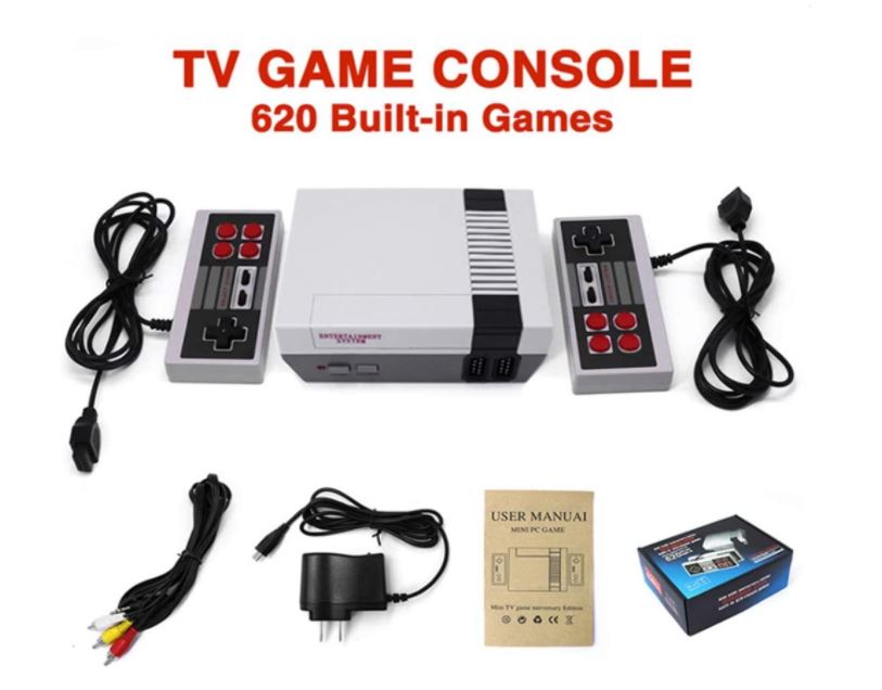 Console with built in shop games