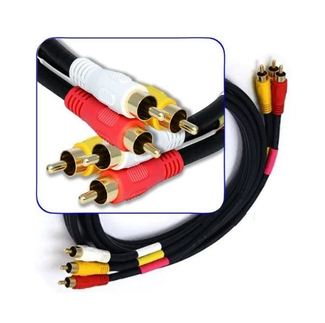 Component Cable (Yellow-Red-White)