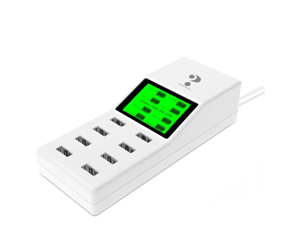 40W USB Charger with 8 Port