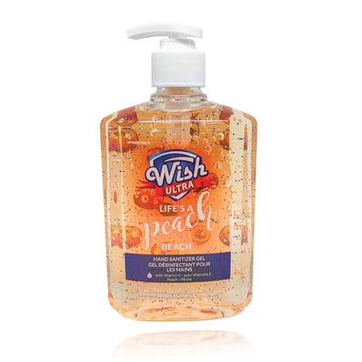 Wish Pump Hand Sanitizer - Peach Flavor (16.9 oz.) (10pcs per case) (Unit Price - $1)