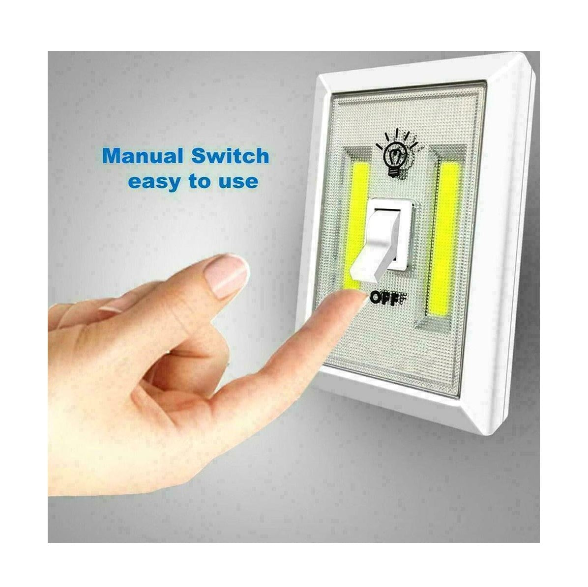 Night Light Switch (Regular Switch, 2 Light Stripes) - ZF194L/KL-1703