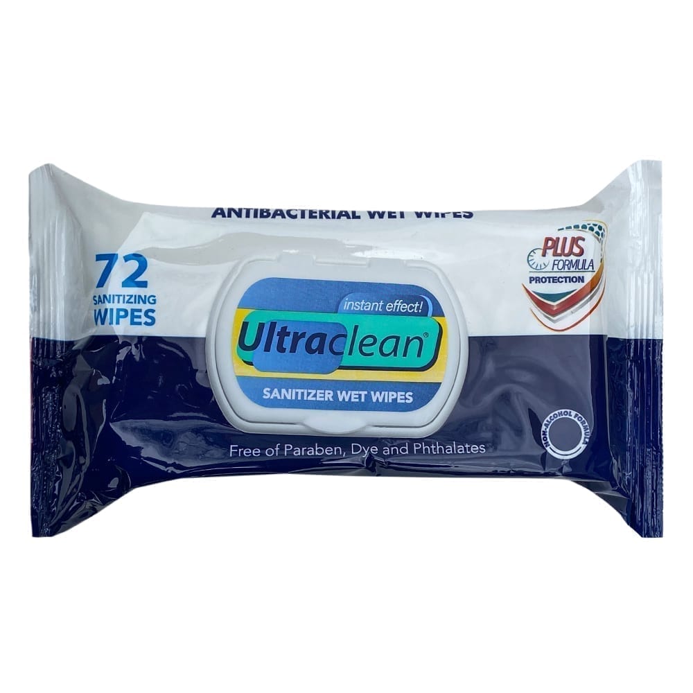 UltraClean Sanitizer Anti-Bacterial Wet Wipes (72 ct)