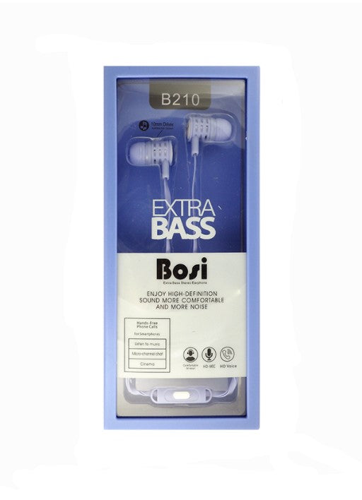 Bosi Extra Bass Stereo Earphones (B210)