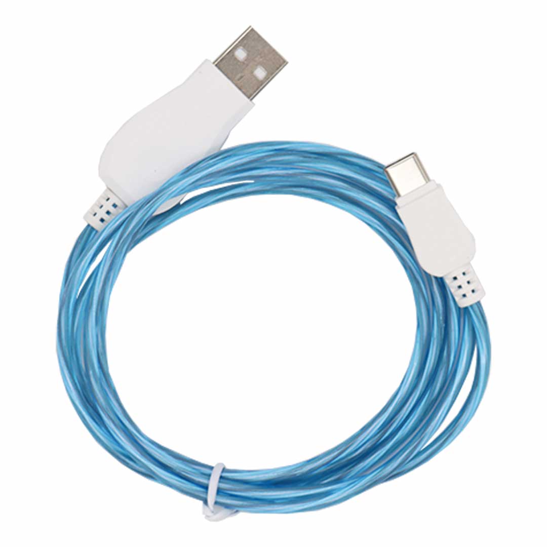 LED Light up USB to Type-C Cable- 3ft