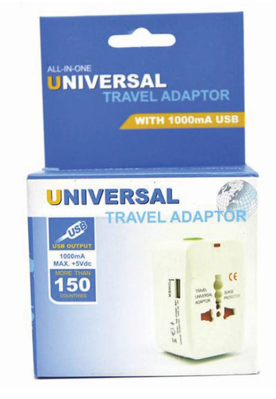 International Universal Wall Adapter (1 USB) (CAI-11)