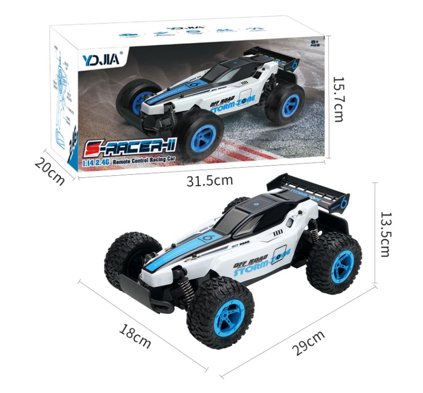 YD. JIA - RC Super Fast Toy Car (D886)- Remote Control