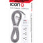 ICONQ - 3 Outlet + 3 USB Port Power Strip - IQ-200