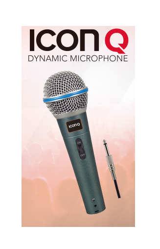 ICON Q Dynamic Microphone (Wired) (IQ-301)