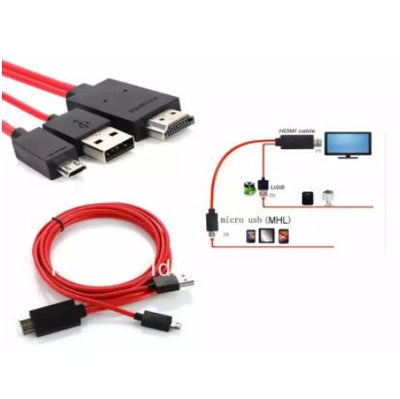 HDTV MHL to HDMI Cable Kit for Android/ Samsung (6ft)