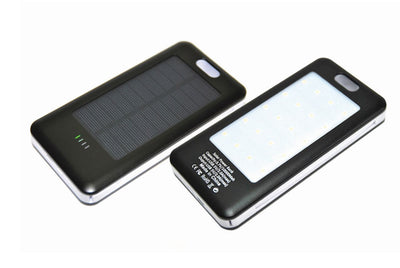 Power Bank - Solar Charger w/ Cables Built-in (10000mah)