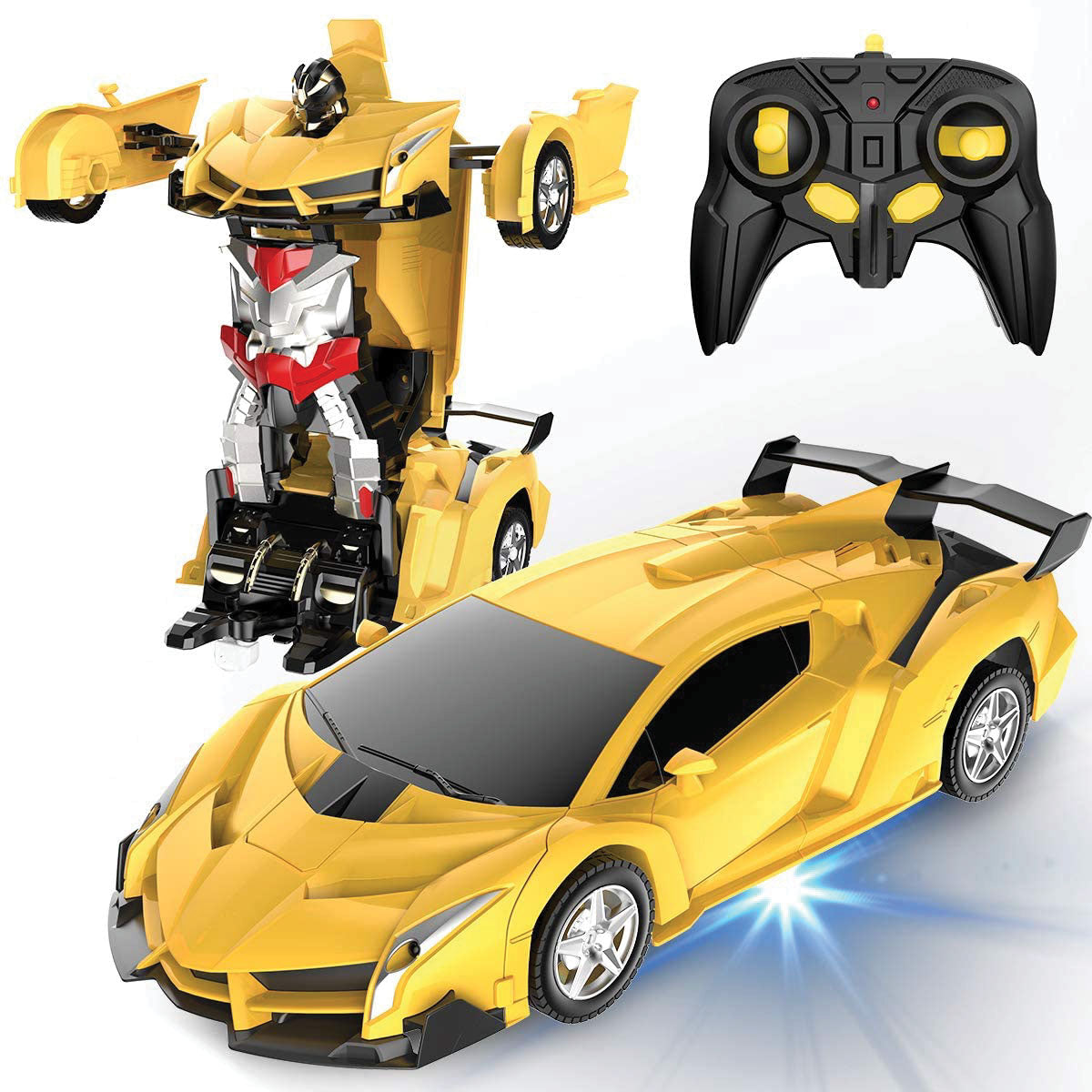 Silver Shadow Transformer Car & Robot (Yellow/ Red Box) – Cowboy World