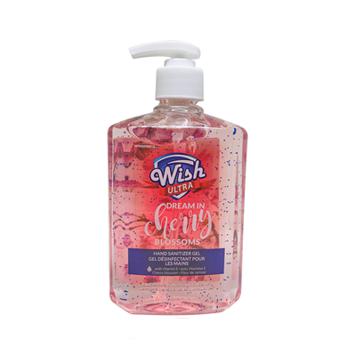 Wish Hand Sanitizer - Cherry Blossom Flavor (16.9 oz.)(96 Cases = 960 ct. per Pallet) (Unit Price - $1)
