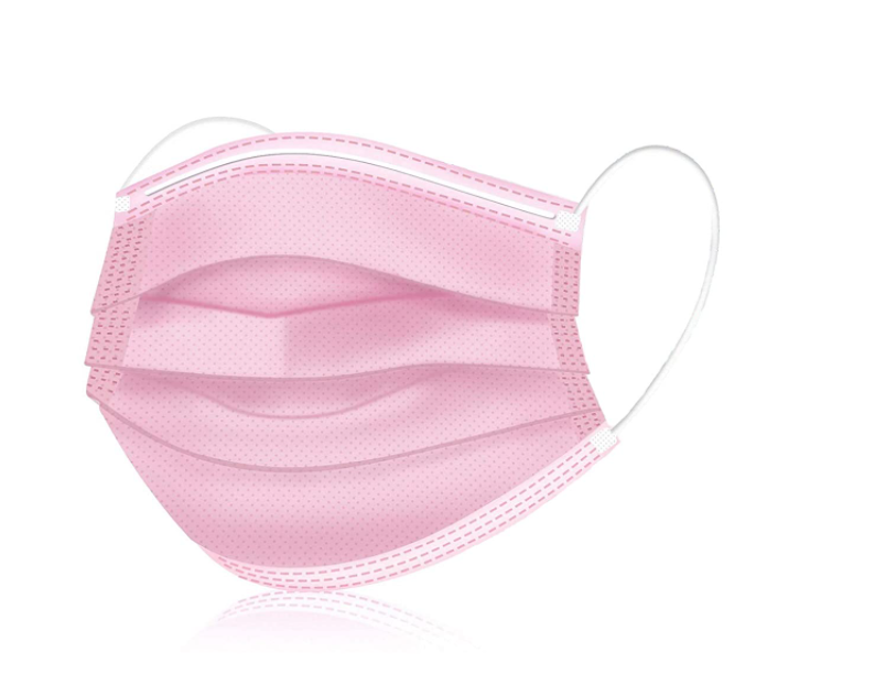 Pink Mask - 50pcs / Box (Individually Wrapped)