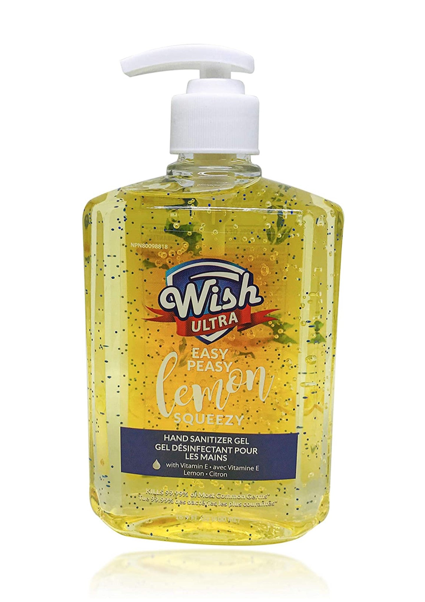 Wish Hand Sanitizer - Lemon Flavor (16.9 oz.) (10pcs per case) (Unit Price - $1)