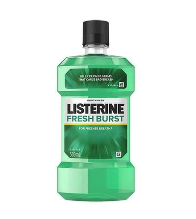 Listerine- Mouth Wash Fresh Burst (500ml/ 16.901fl oz.)